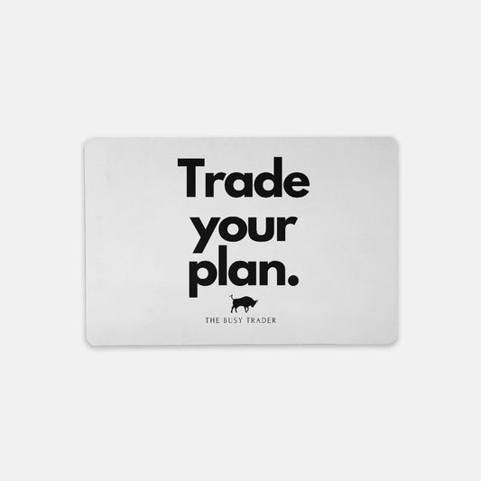 Trade Your Plan Desk Mat – Small (18″ x 12″)