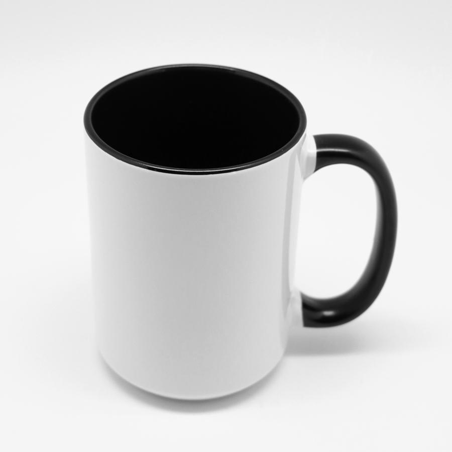 Investor Mug Deluxe 15oz. (Black + White)