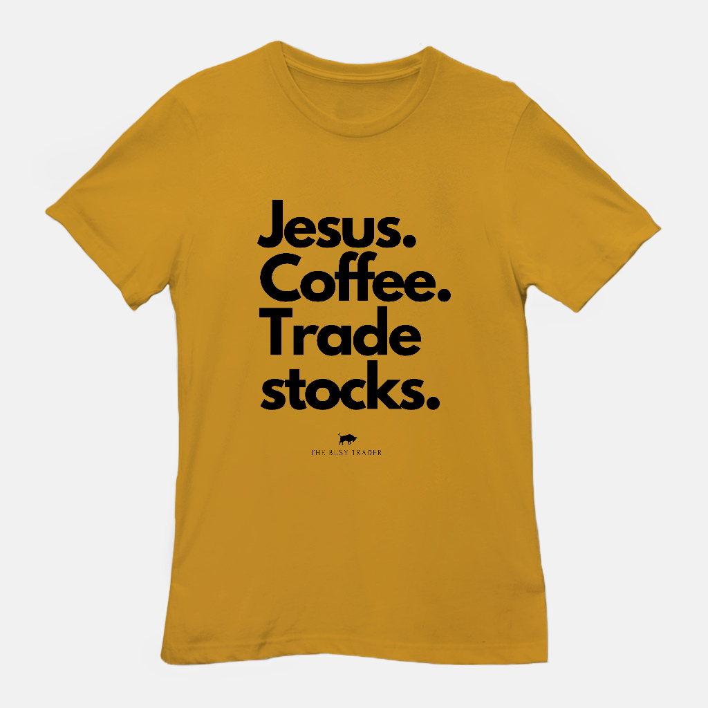 Jesus. Coffee. Trade Stocks Unisex Tee