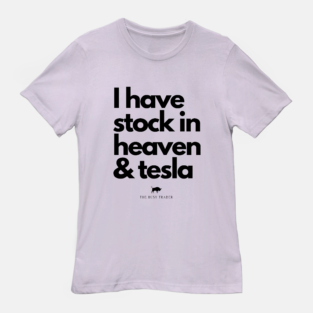 Stock in Heaven & Tesla Unisex Tee