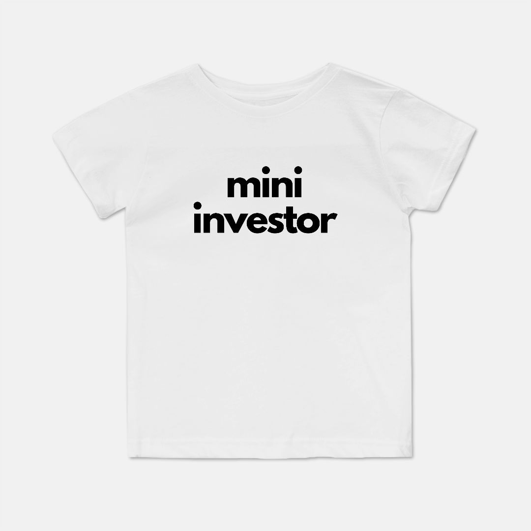 Mini Investor Toddler Crew Tee