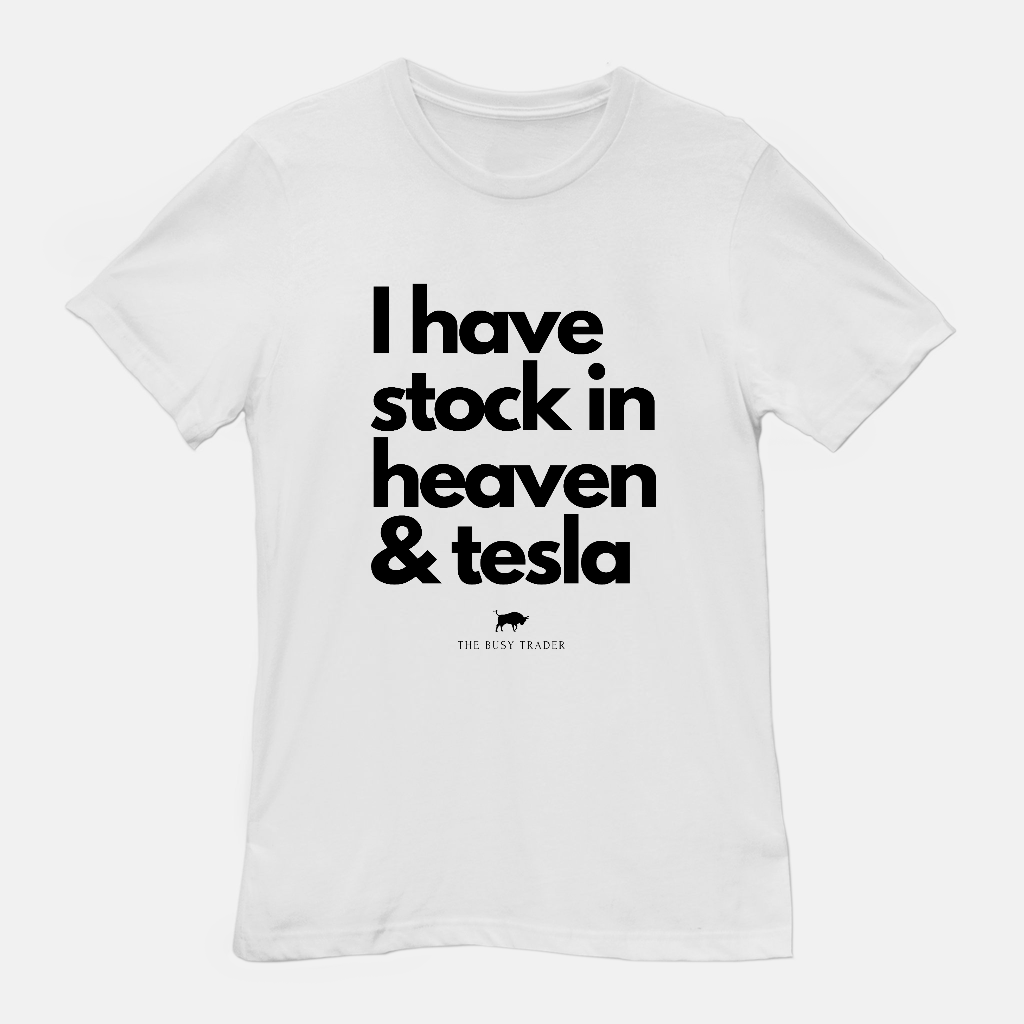 Stock in Heaven & Tesla Unisex Tee