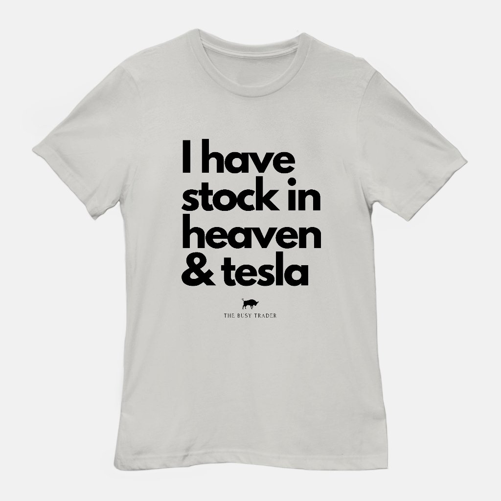 Stock in Heaven & Tesla Unisex Tee