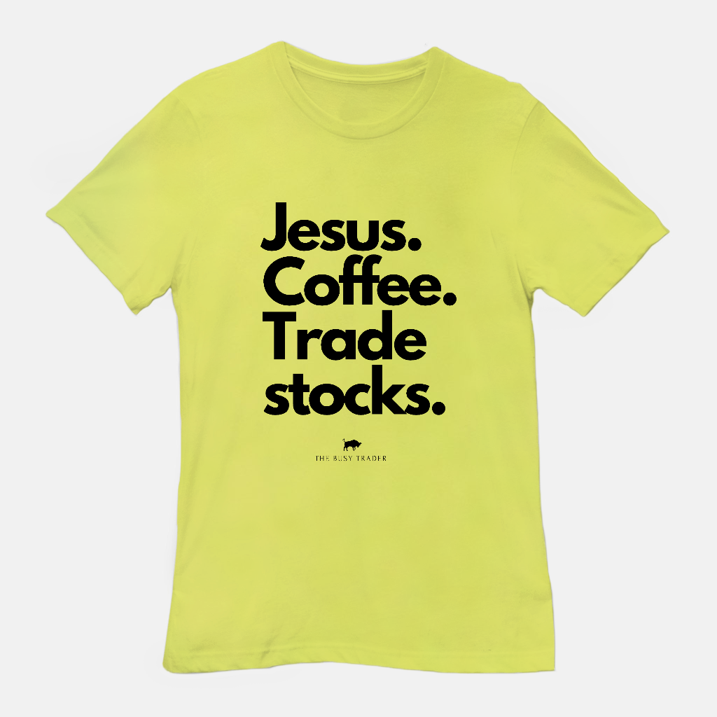 Jesus. Coffee. Trade Stocks Unisex Tee