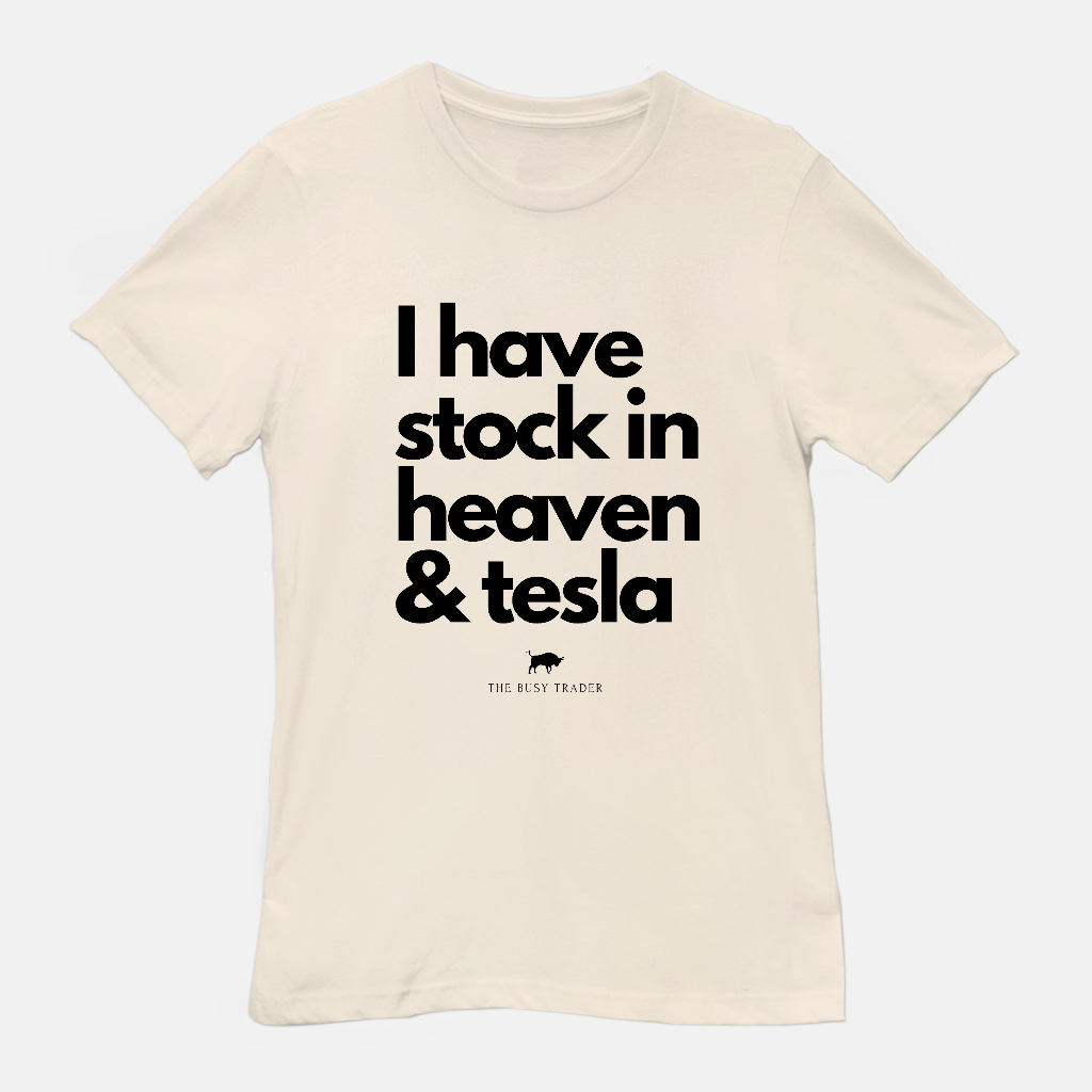 Stock in Heaven & Tesla Unisex Tee