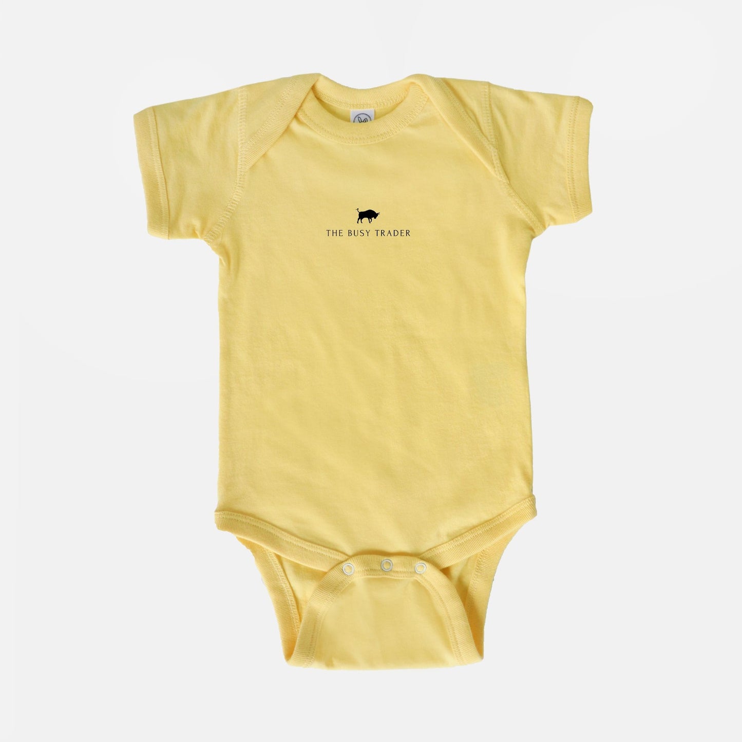 The Busy Trader Signature Unisex Baby Onesie (w/black logo)