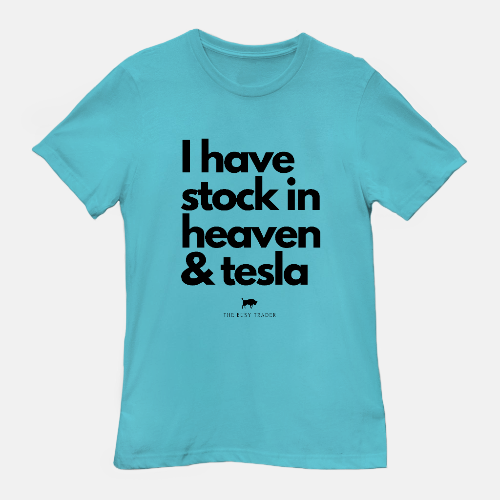 Stock in Heaven & Tesla Unisex Tee