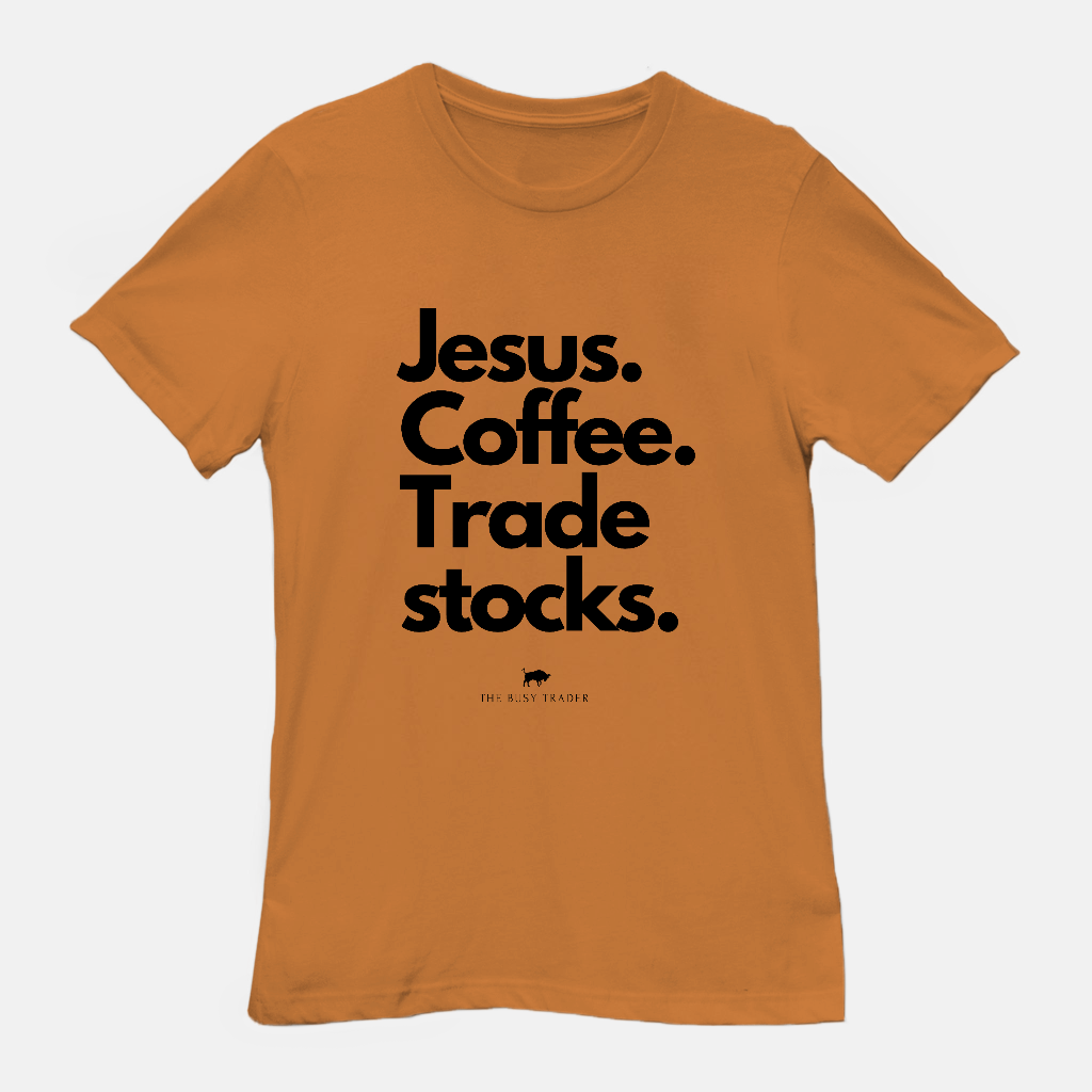 Jesus. Coffee. Trade Stocks Unisex Tee