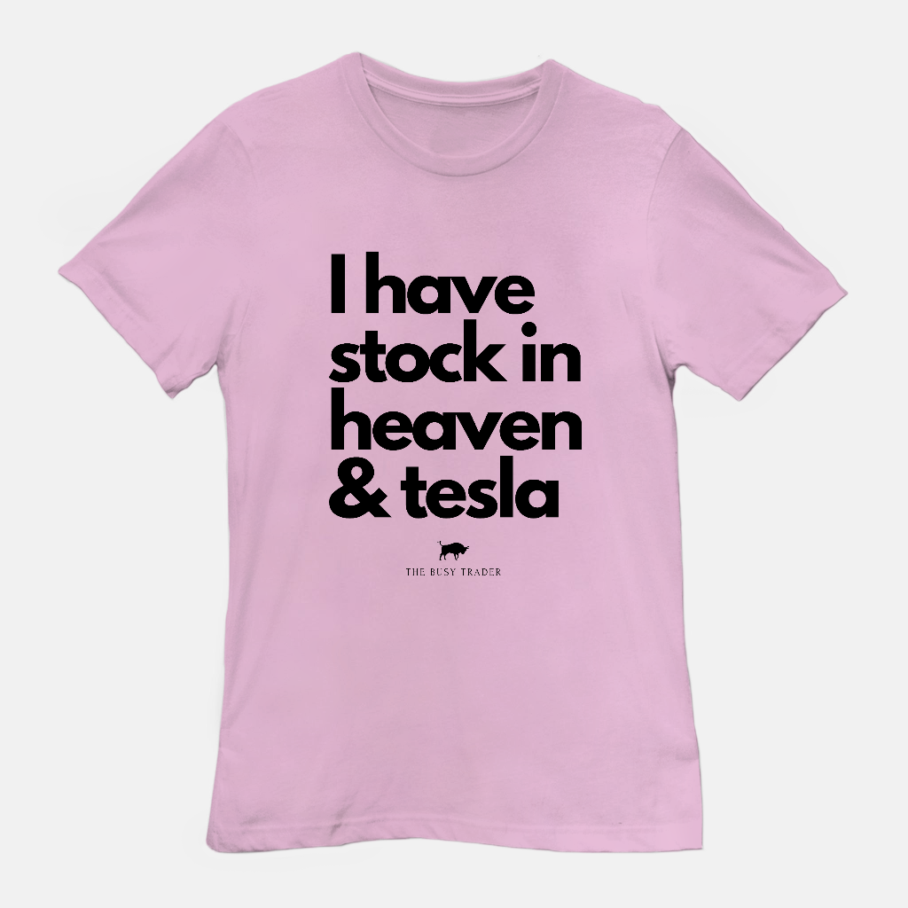 Stock in Heaven & Tesla Unisex Tee