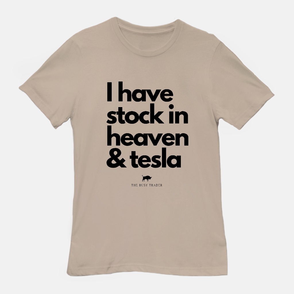 Stock in Heaven & Tesla Unisex Tee