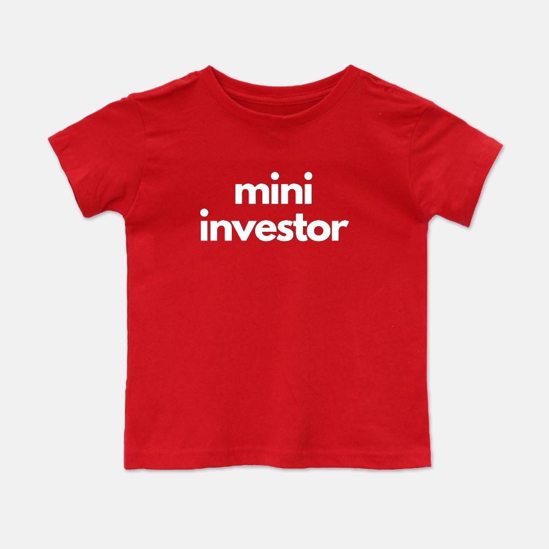 BLK Mini Investor Toddler Crew Tee