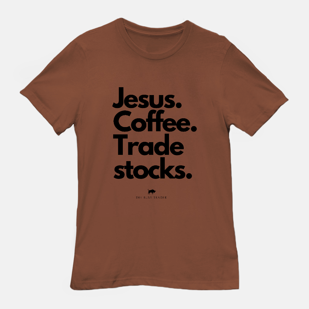 Jesus. Coffee. Trade Stocks Unisex Tee