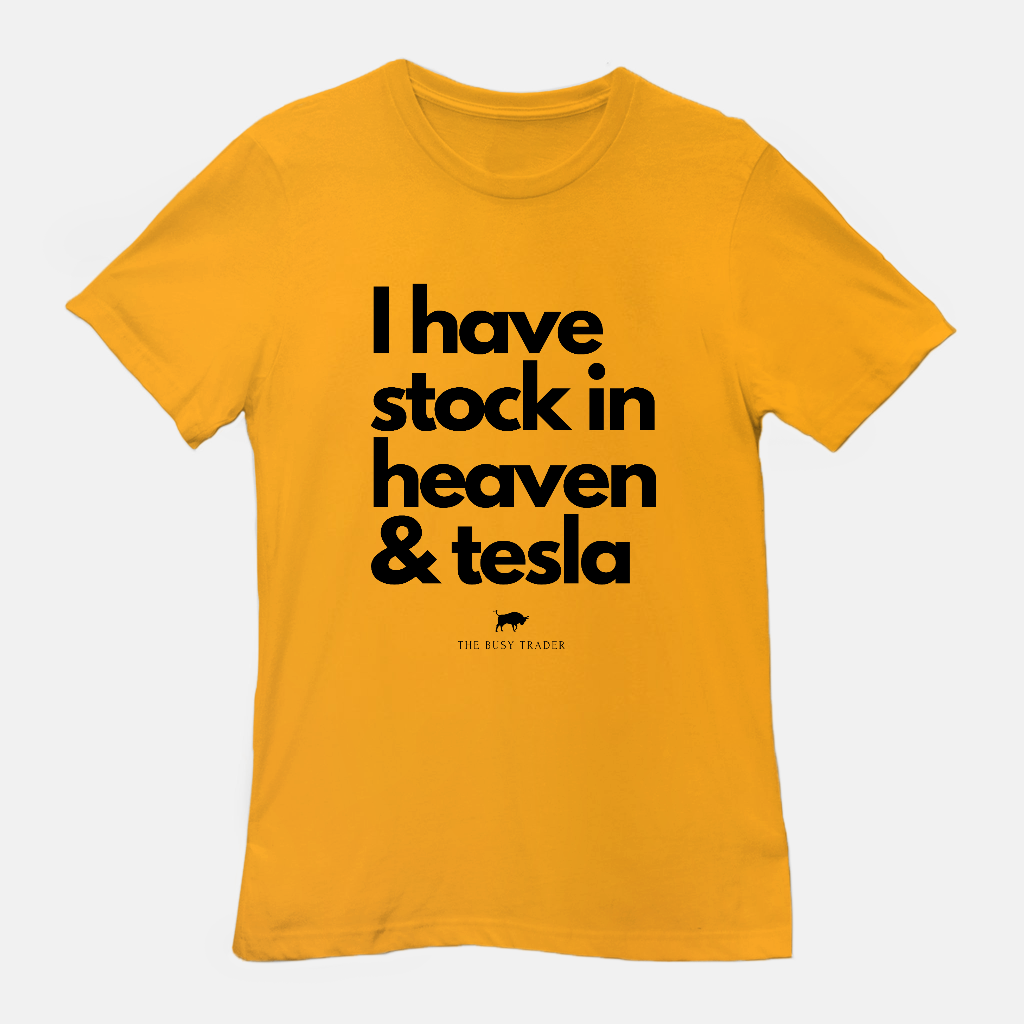 Stock in Heaven & Tesla Unisex Tee