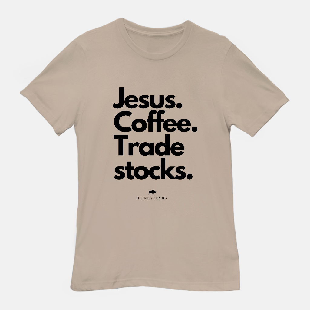 Jesus. Coffee. Trade Stocks Unisex Tee