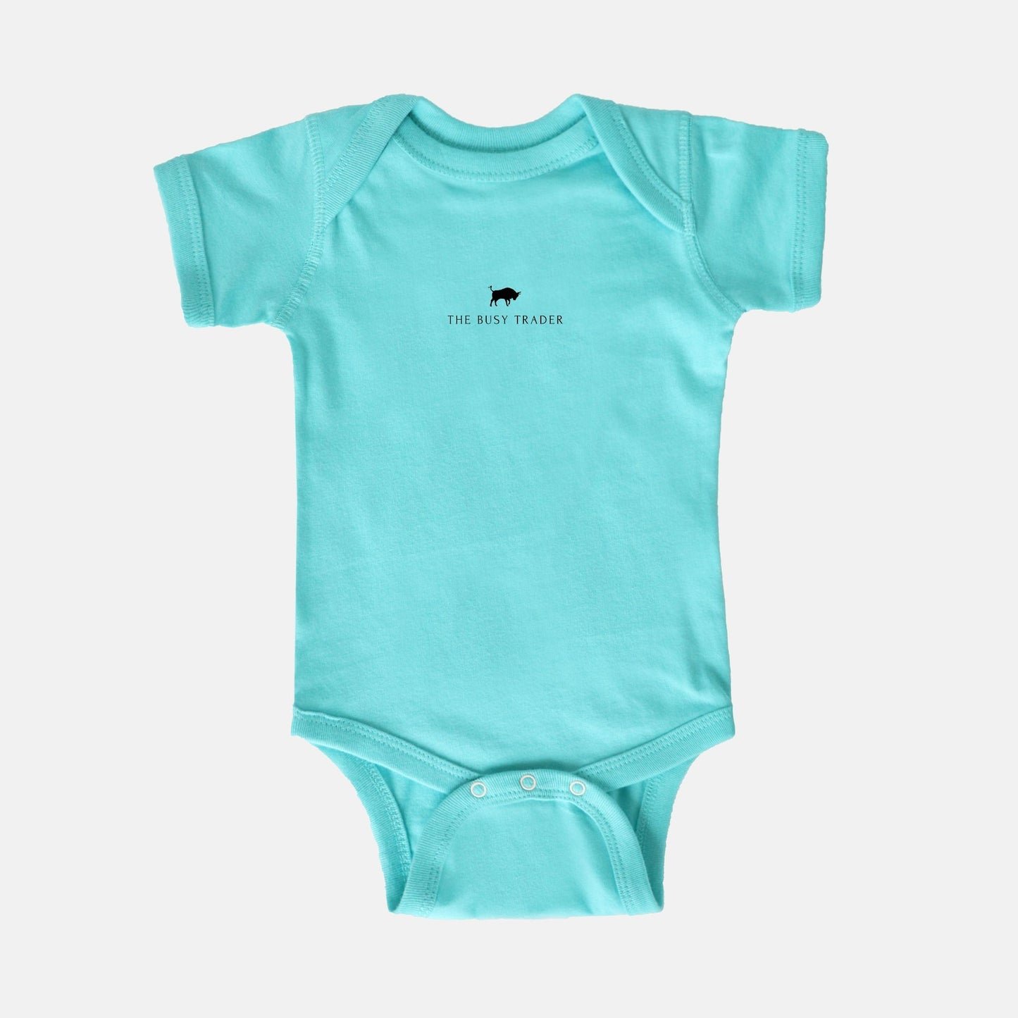 The Busy Trader Signature Unisex Baby Onesie (w/black logo)